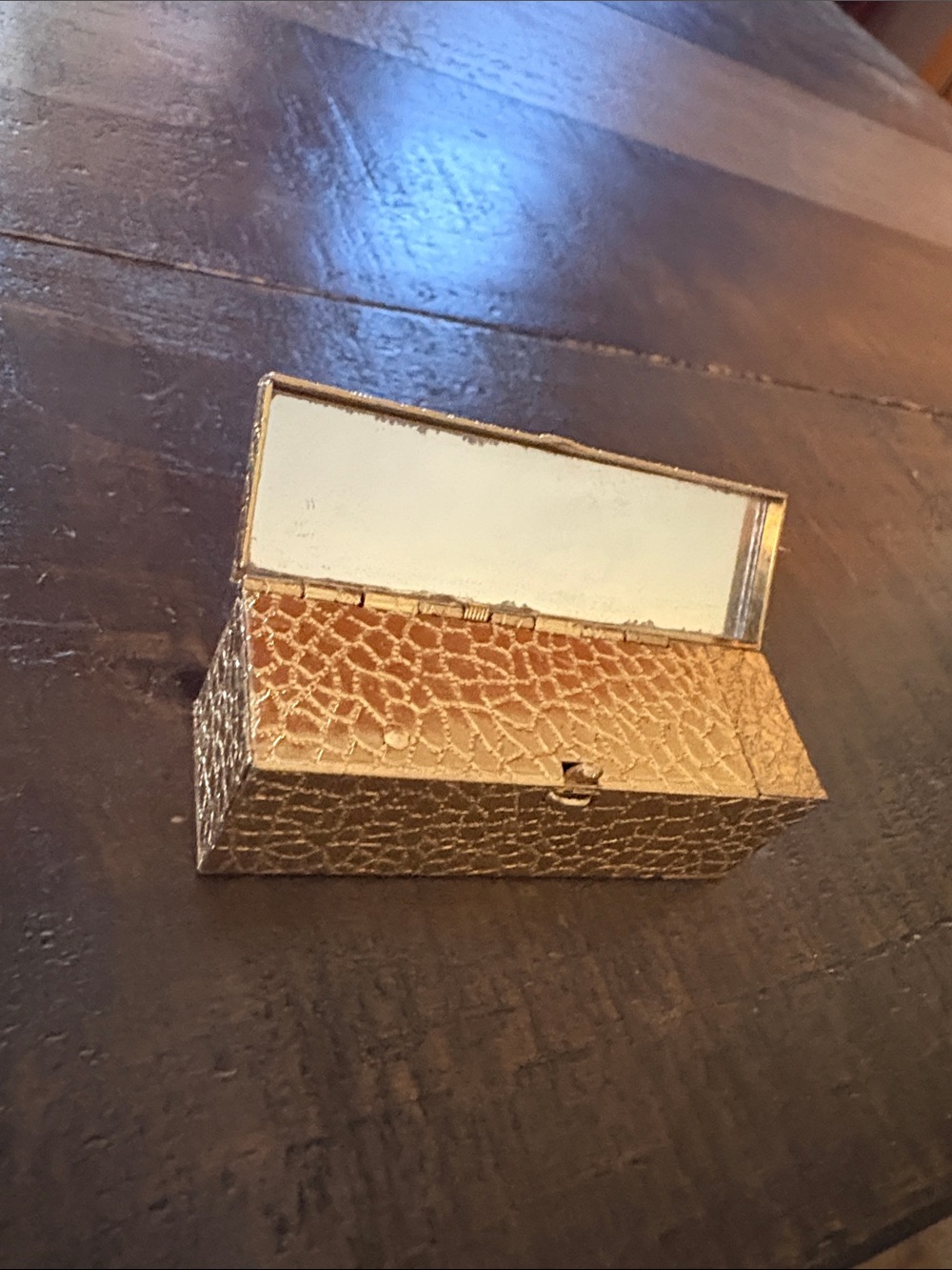 Vintage 1950s Metal Lipstick Case